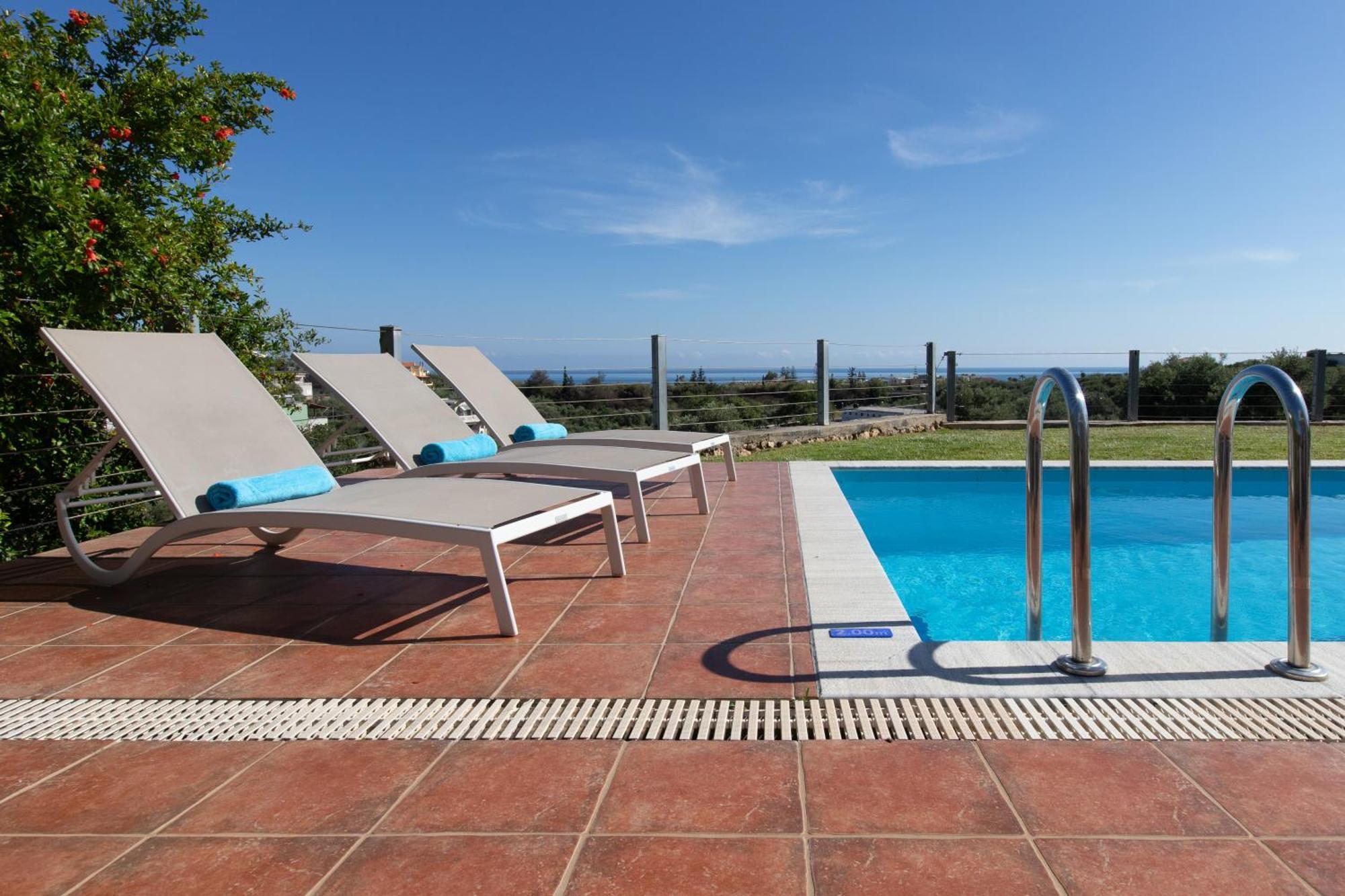 Dimitra Apartment With Private Pool And Sea View -The Ground Floor Of A Two Storey Building ذاراتسو المظهر الخارجي الصورة